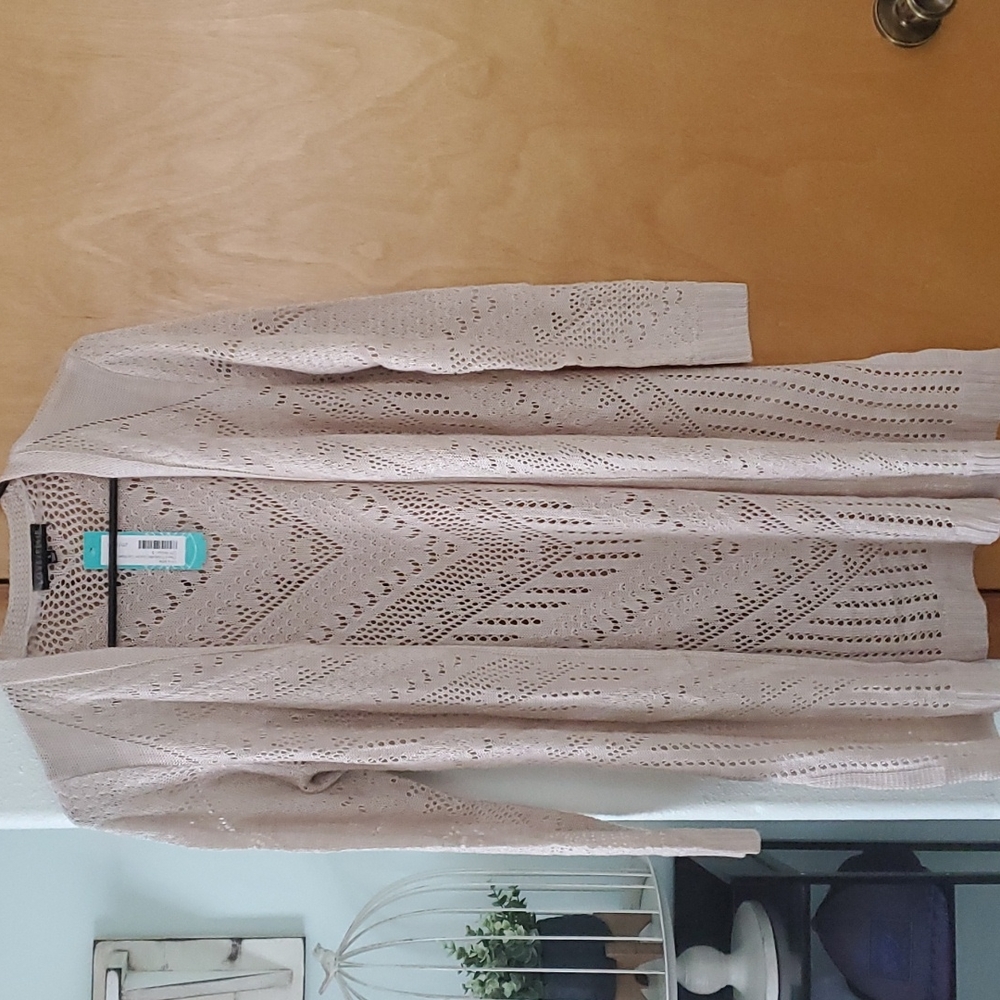 Beige cardigan size small brand new